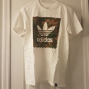 NWOT white Adidas tee